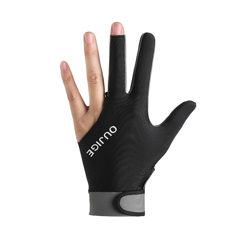 Billiards Gloves, Snooker Table Tennis Gloves, Breathable, Quick-Drying, Wear-Resistant, Comfortable, Non-Slip, Fingerless, Lightweight, Xinji Sun Protection Gloves