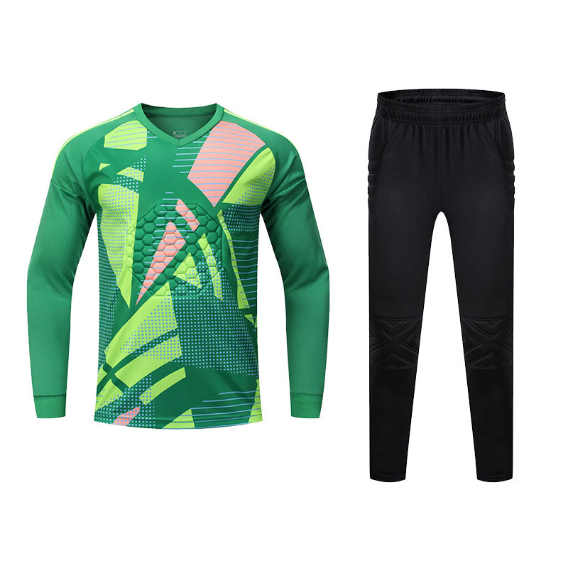 Camouflage Football Goalkeeper Uniform - Men's & Women's Game Jersey Set