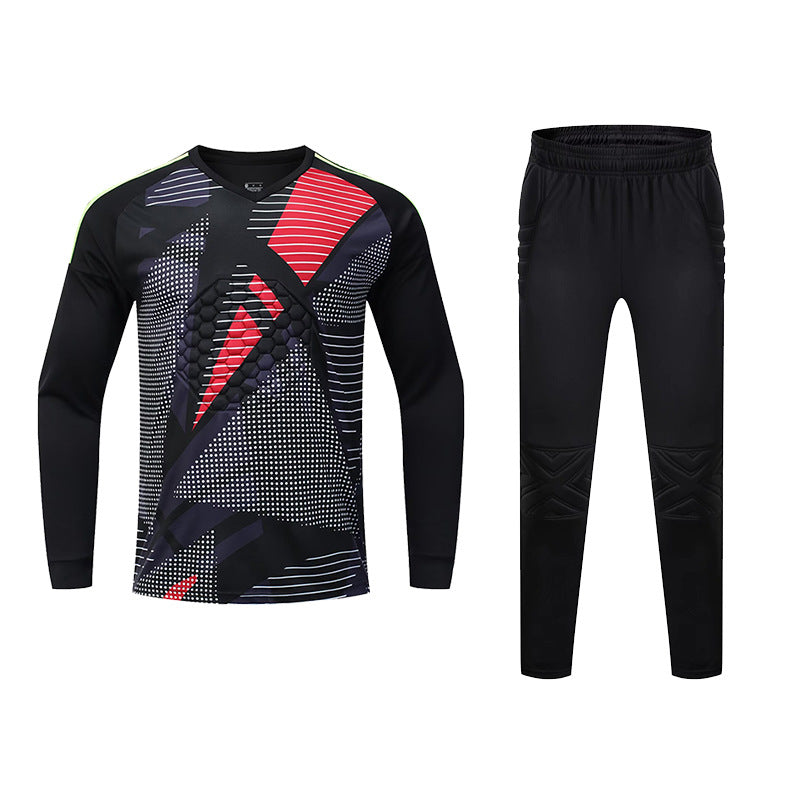 Camouflage Football Goalkeeper Uniform - Men's & Women's Game Jersey Set