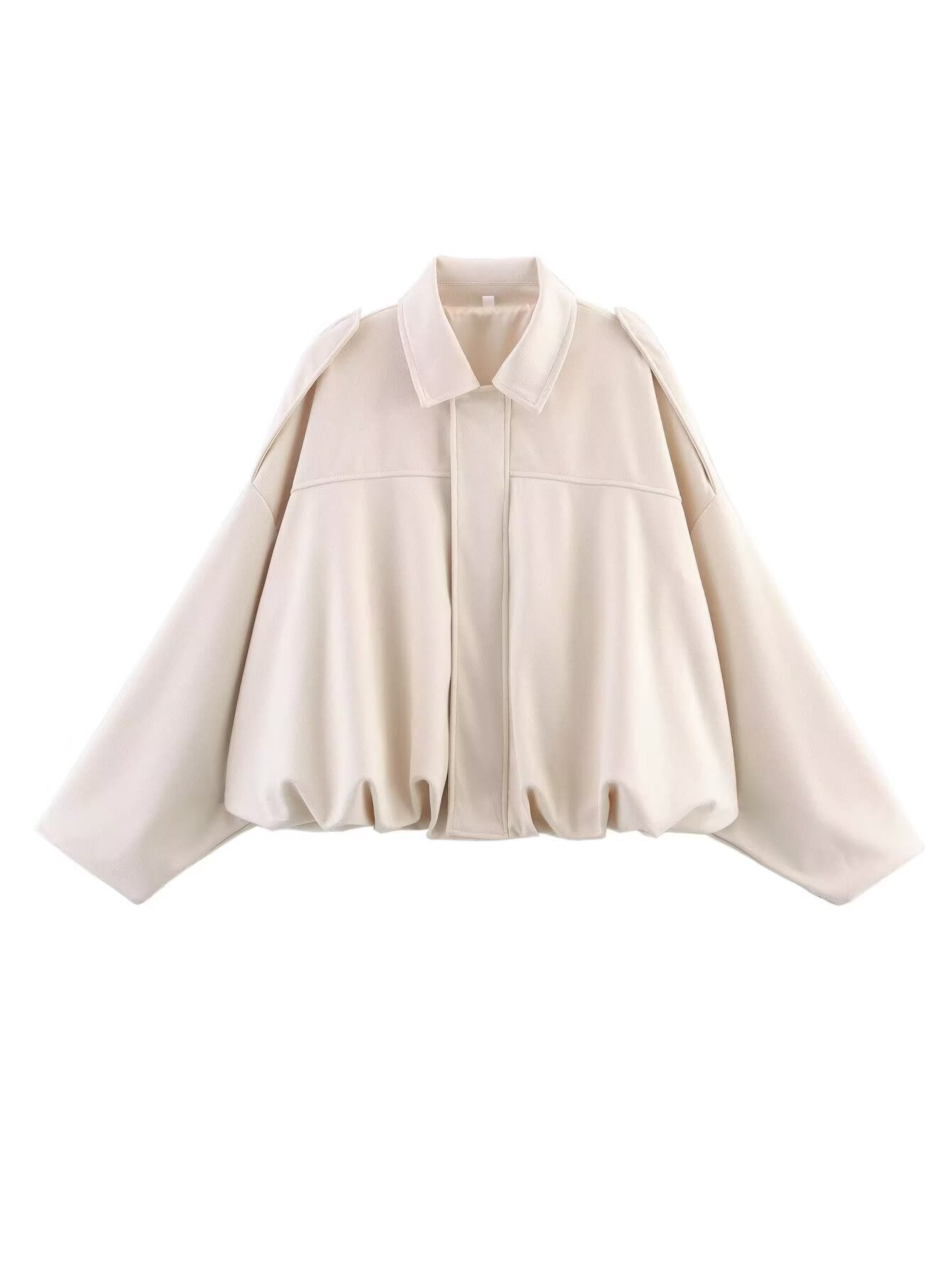 European and American Cross-Border Women's Clothing 2025 Early Spring New Fashion Suede Casual Style Versatile Casual Simple Aviator Jacket