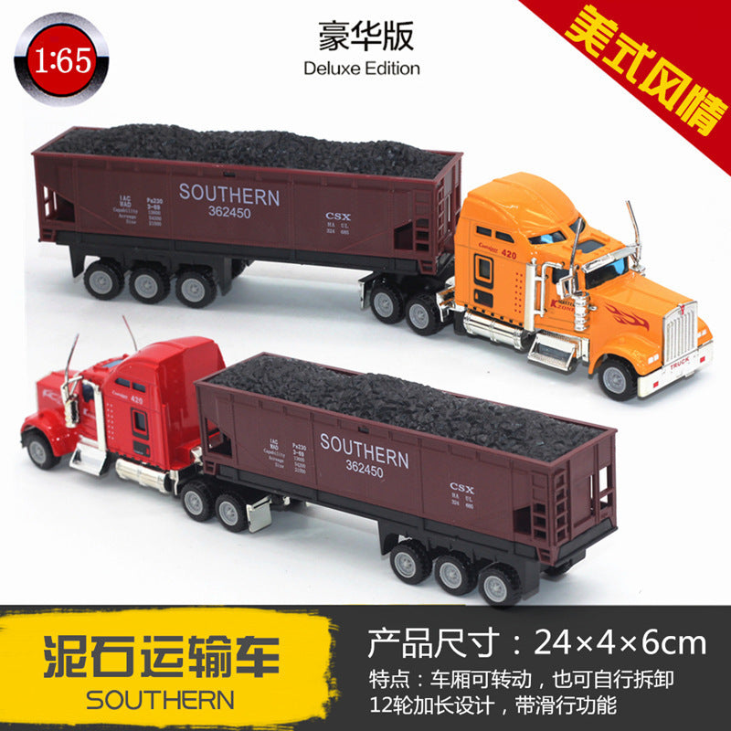 Alloy Pull Back Toy Cars Set - Fire Truck, Tank & Excavator for Kids