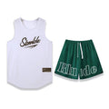 American Basketball Sports Vest Custom Top Shorts Suit Game Training Shooting Uniform Same Style for Men and Women with Personalized Print