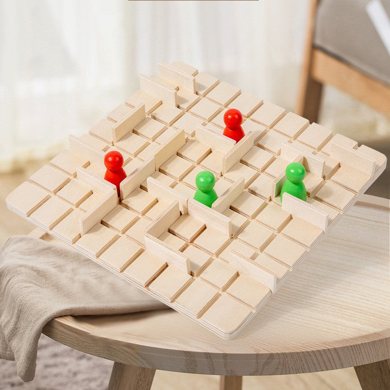 Step by Step Board Game Chess Chasing and Blocking Rabbit Besieged City Adult Student Parent-Child Educational Interactive Game Toy