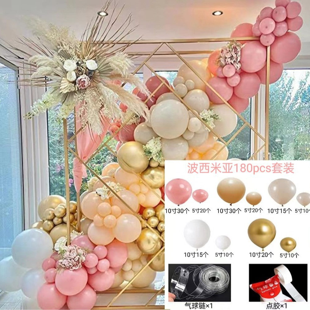 Pink Balloon Arch Garland Set - Birthday & Wedding Party Decoration Kit