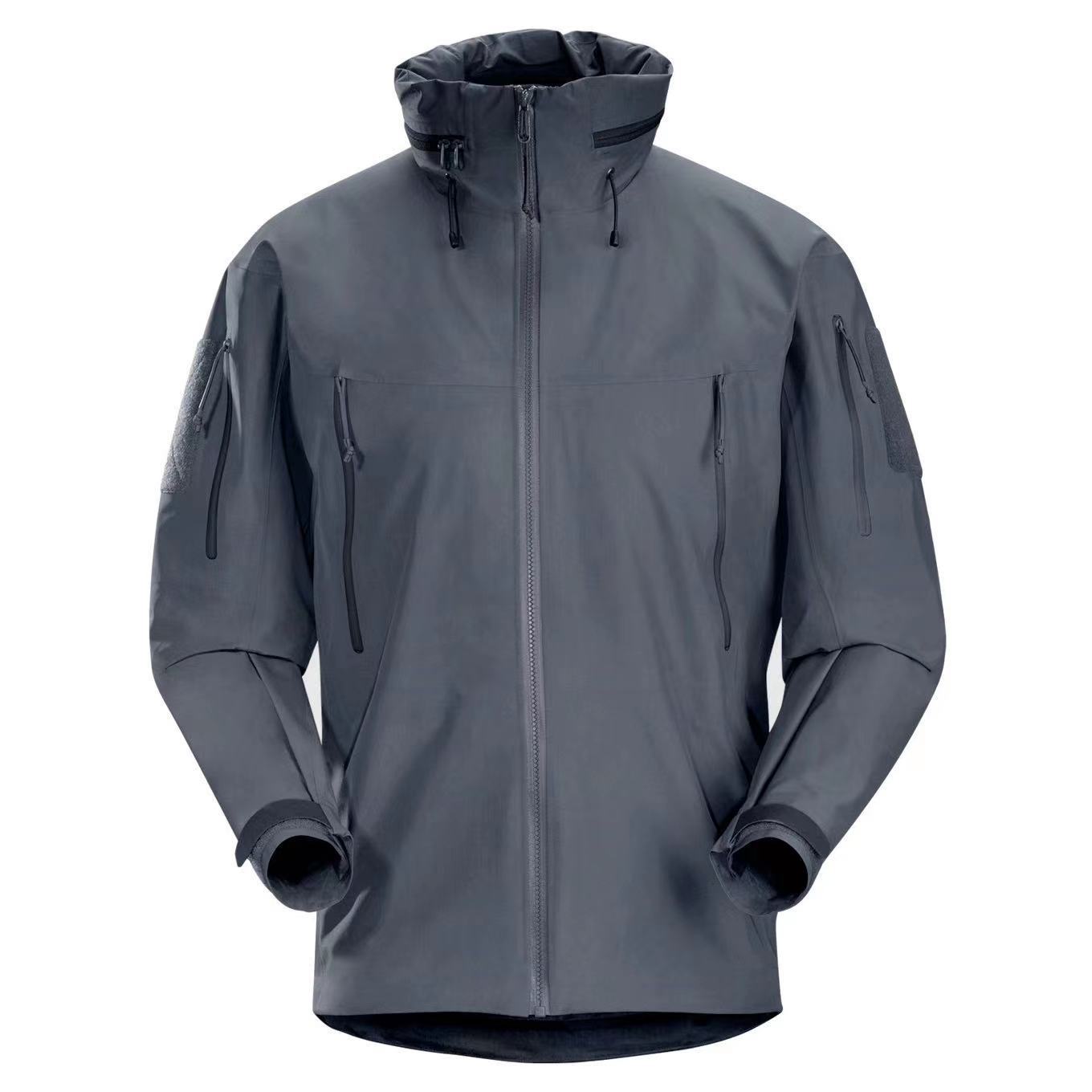 Bird's Home Outdoor Hard Shell Full Waterproof Jacket Men's Jacket Pressure Adhesive Windbreaker Jacket Lightweight Mountaineering Suit
