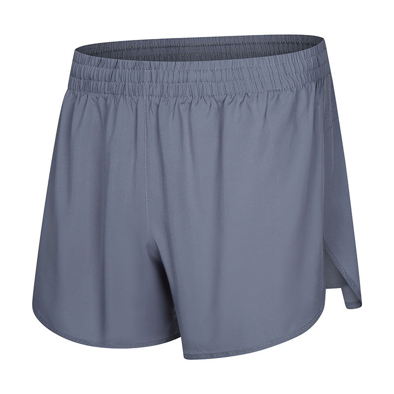 Running racing shorts men's and women's quick-drying loose breathable marathon track and field sports fitness training three pants special offer