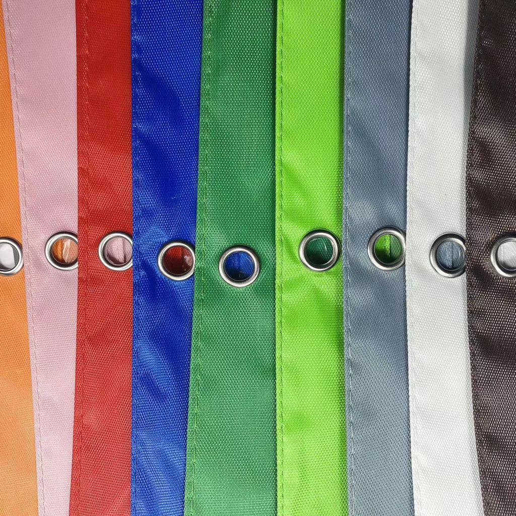 Large Capacity Oxford Cloth Pencil Case - 3-Hole Transparent Colorful Student Stationery Bag