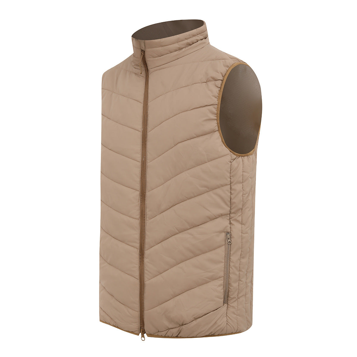 New Men's Vest for Autumn and Winter, Warm American Version, Military Tactical Camouflage, Outdoor Sports, Windproof with Zipper Pockets
