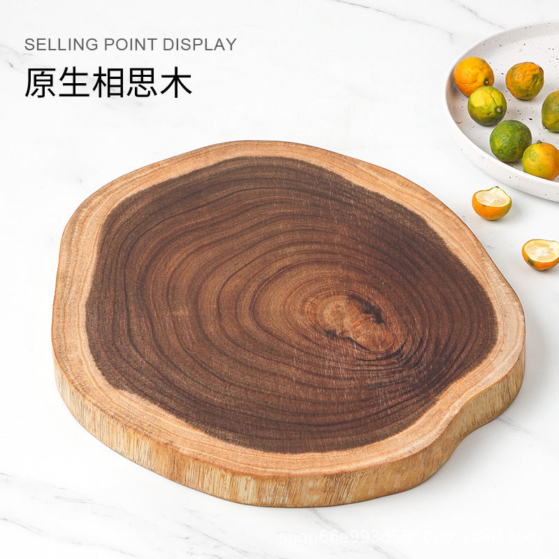 Creative Simple Solid Wood Cutting Board Natural Acacia Cutting Board Cutting Board Cutting Board Fruit Cutting Board Original Cutting Board