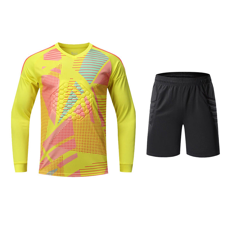 Camouflage Football Goalkeeper Uniform - Men's & Women's Game Jersey Set