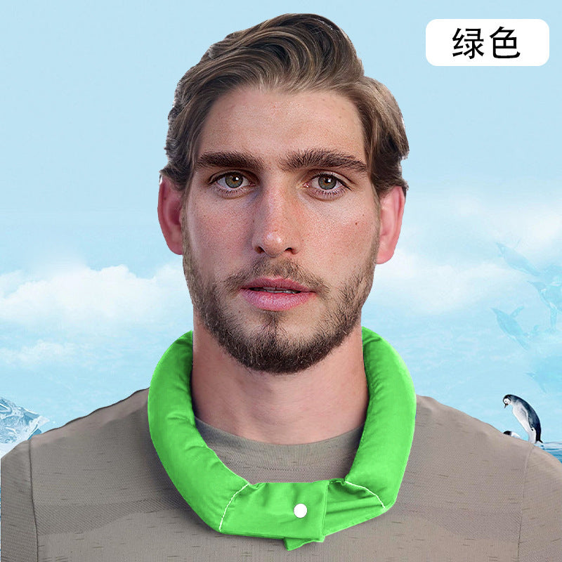 Snap Ice Scarf, Ice Cooling Scarf, Cooling Scarf, Cool Cooling Ice Scarf, Ice Cross-Border Scarf, Amazon Cool Silk Scarf