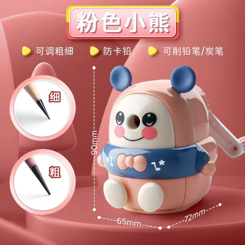 Dingbang cartoon pencil sharpener roll pen hand-cranked primary school children's kindergarten automatic Pen pencil sharpener machine