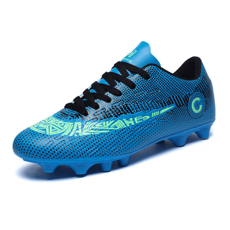 Low-Top Football Shoes - Long Broken Spike Training Shoes for Youth & Kids