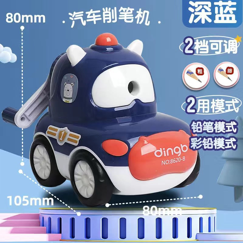 Dingbang cartoon pencil sharpener roll pen hand-cranked primary school children's kindergarten automatic Pen pencil sharpener machine