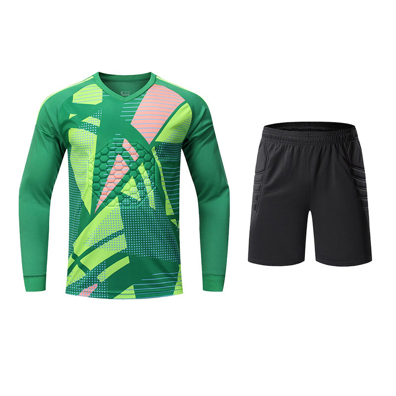 Camouflage Football Goalkeeper Uniform - Men's & Women's Game Jersey Set