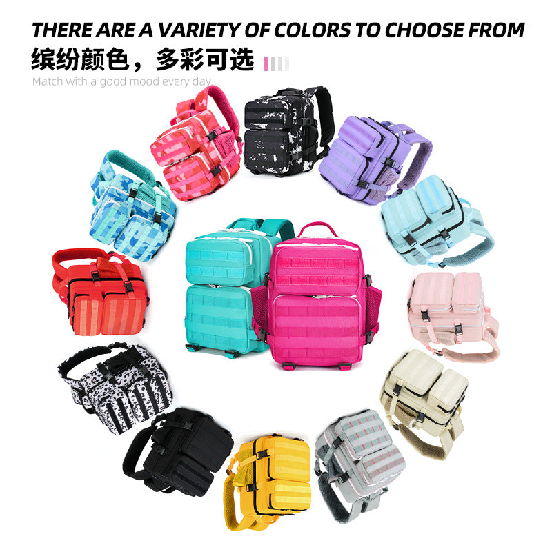 Amazon 9L Mini Tactical Backpack Women's Multifunctional Outdoor Cycling Backpack Fitness Sports Hiking Mountaineering Bag
