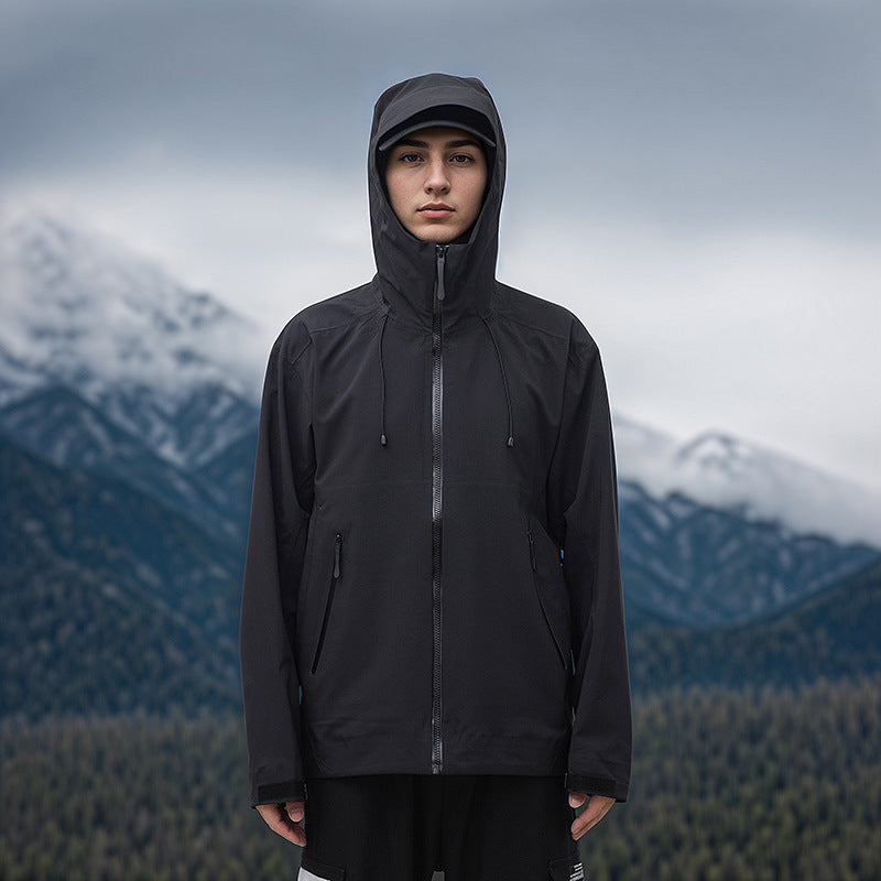 New Bird Home Outdoor Mountaineering Hard Shell Jacket Men's Three-proof Fabric Fashion Trendy Multi-color Optional Couple Jacket
