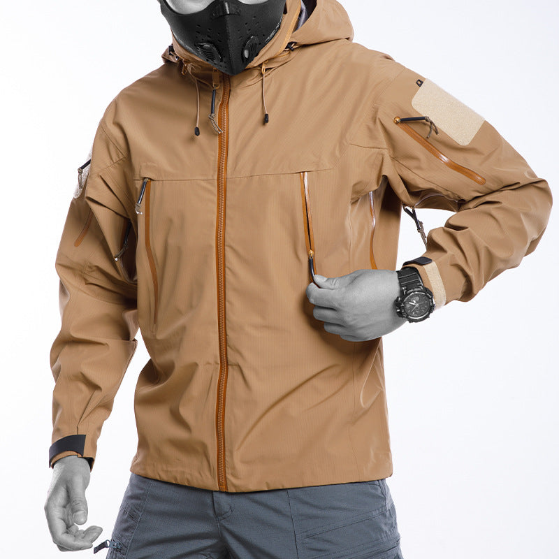 Bird Home Waterproof Hard Shell Jacket Men's American Style Windproof Outdoor Clothing Mountaineering Suit Jacket No Standard Edition