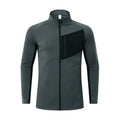 Autumn and winter bird home outdoor quick-drying sports jacket men's jacket stand collar loose long sleeve breathable casual zipper top