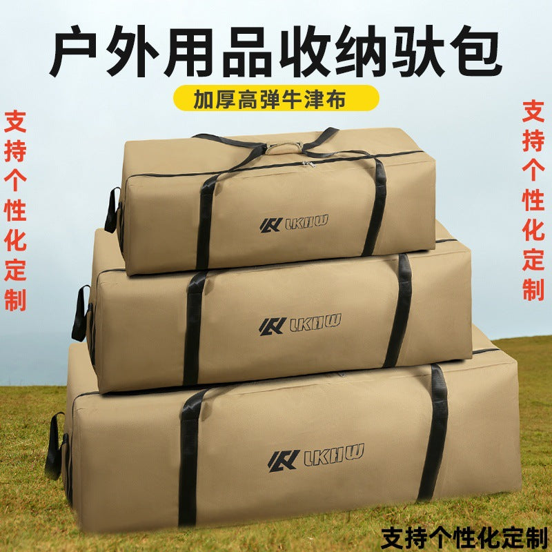 Outdoor Camping Large-Capacity Camel Bag Picnic Equipment Storage Bag Tent Backpack Oxford Cloth Bag Travel Storage