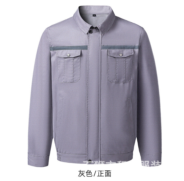 Summer fan clothes pure cotton air conditioning clothes men's and women's cooling work clothes summer welder camouflage construction site refrigeration work clothes