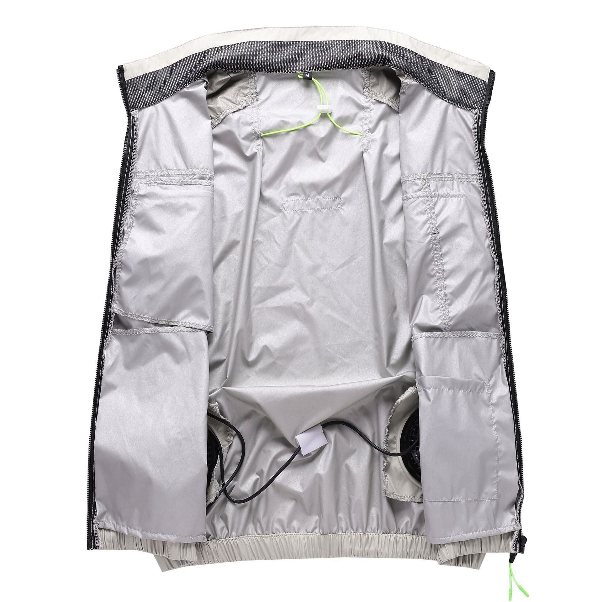 Cross-border Air Conditioning Clothing Summer Cooling Vest USB Fan Vest Summer Prevention Outdoor Refrigeration Workwear Half-sleeve Work Clothes