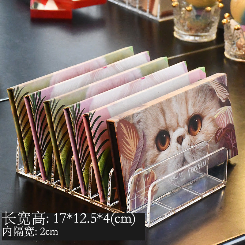 Transparent Eye Shadow & Makeup Storage Rack - Desktop Drawer Organizer