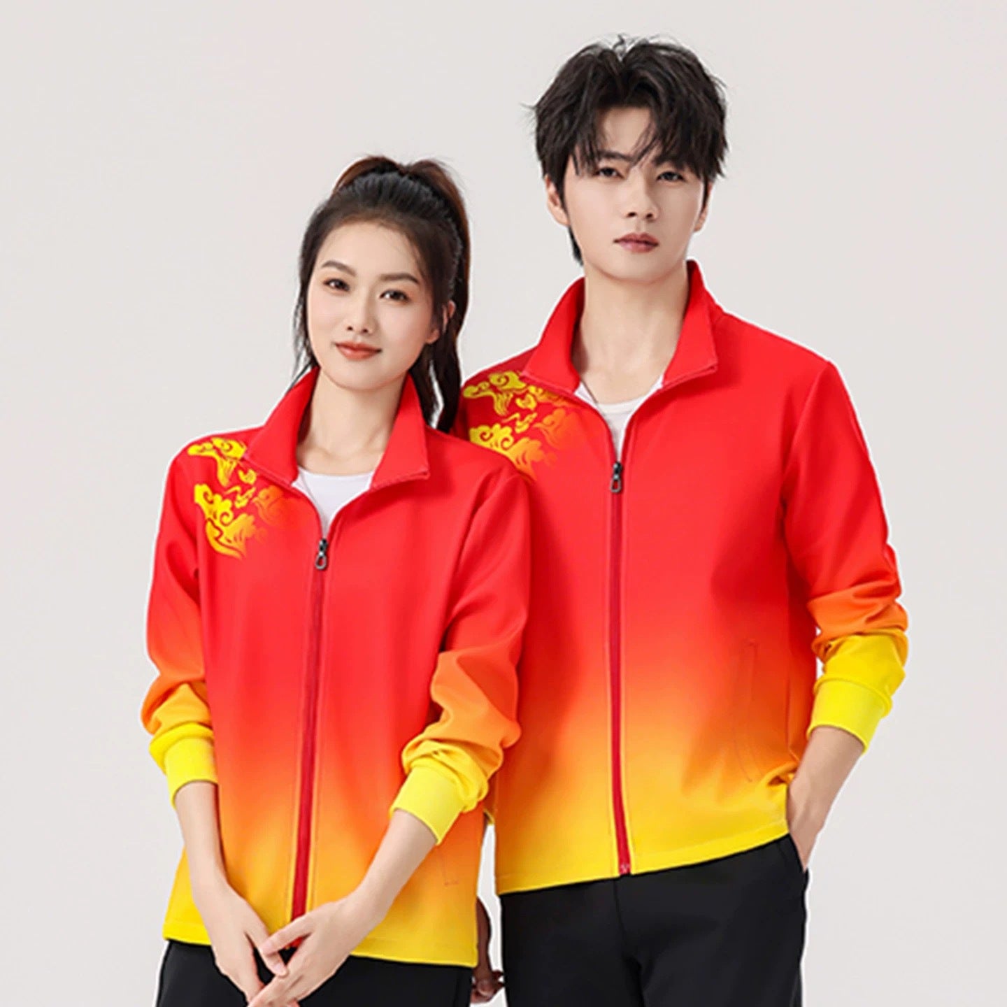 Walking Group Team Uniforms Badminton Women's and Men's Large Size Aerobics Performance Uniforms Sportswear Sports Games Sports Suits