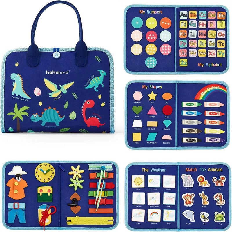 Montessori Felt Busy Board - DIY Educational Dressing Board for Children