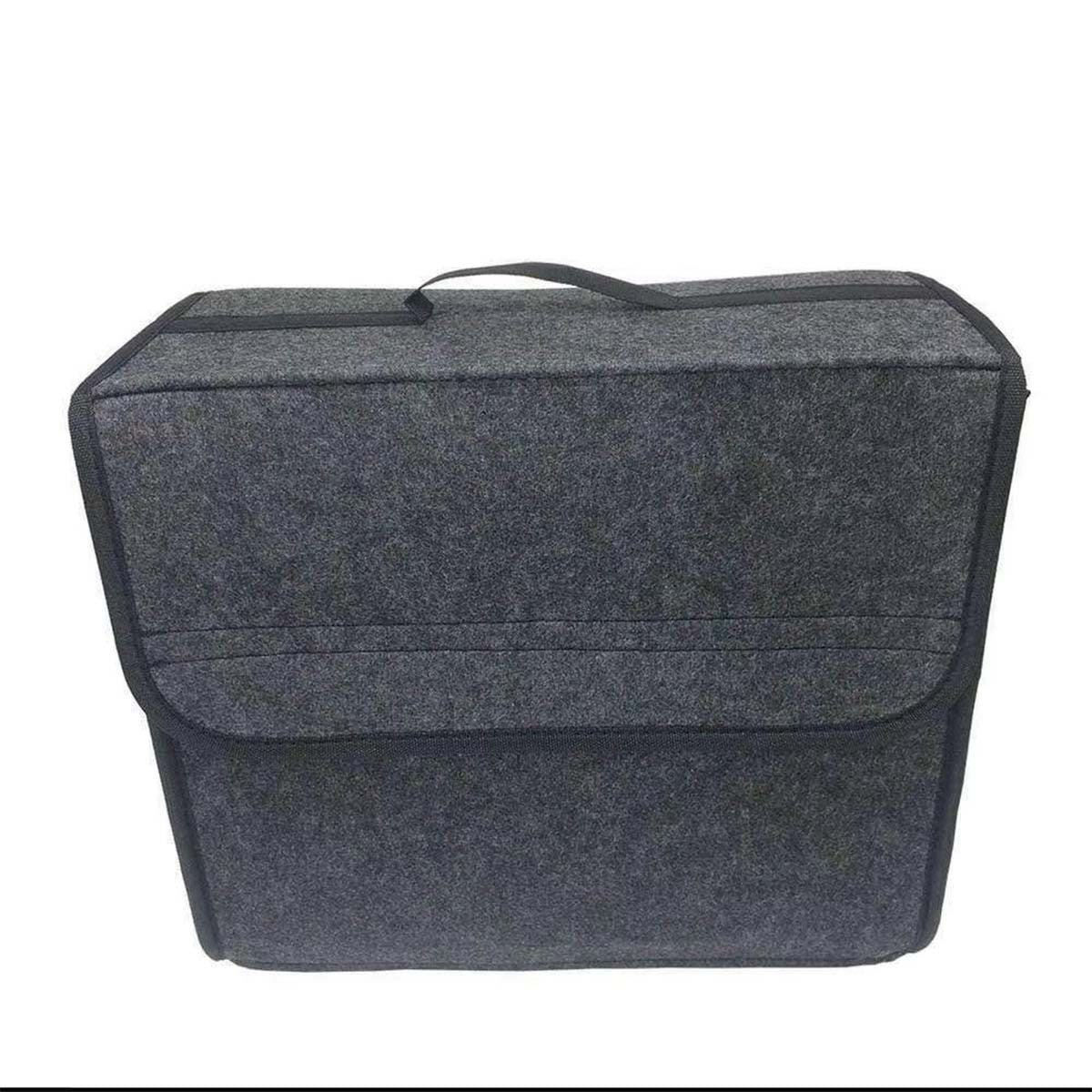 Foldable Car Trunk Storage Bag - Multi-Compartment Organizer Box