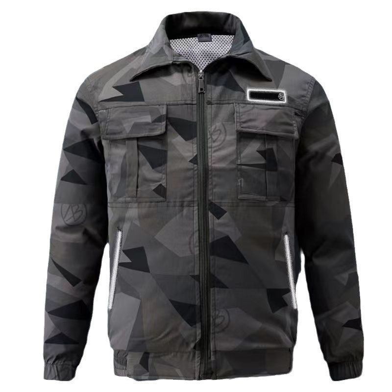 Summer Cooling Air-Conditioned Clothing, Heatstroke Prevention and Cooling, Construction Site Workers' Labor Protection Workwear, Same Style Outdoor Welder Clothing for Men and Women