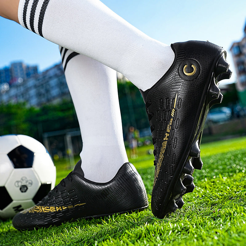 Low-Top Football Shoes - Long Broken Spike Training Shoes for Youth & Kids
