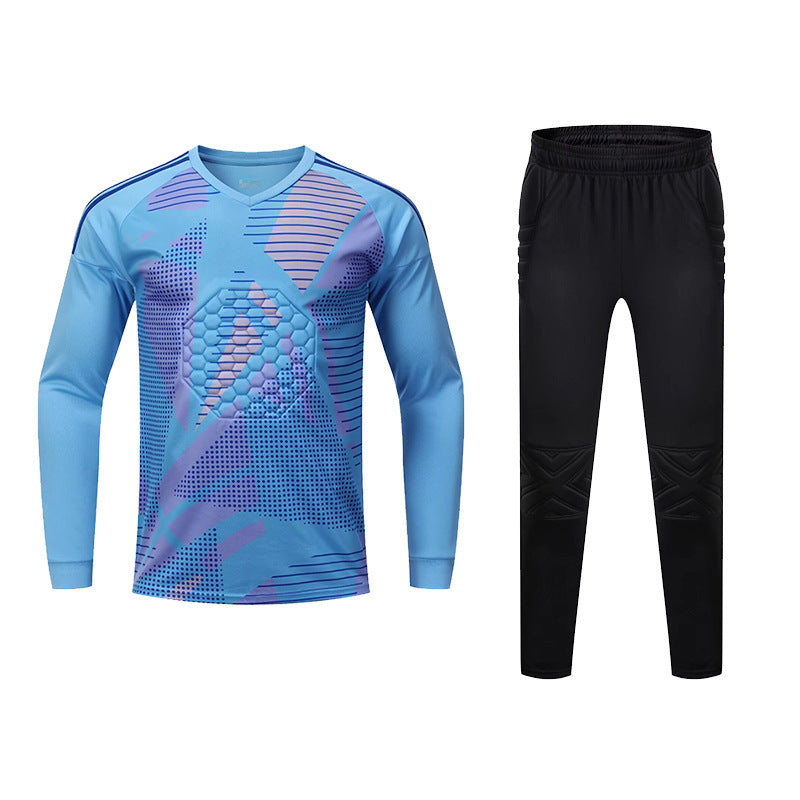 Camouflage Football Goalkeeper Uniform - Men's & Women's Game Jersey Set