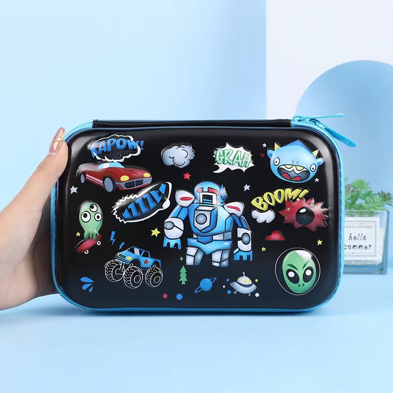 Eva Pencil Box 3D Stereo Large-Capacity Kidsren's Pencil Bag Multi-Functional Student Stationery Popular Pencil Box Waterproof