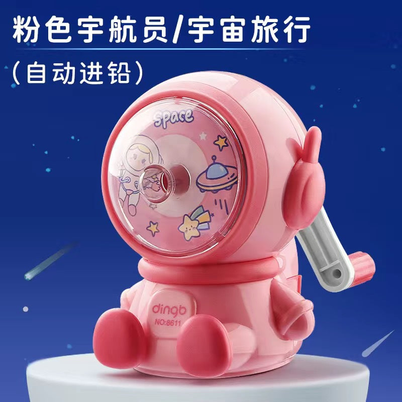 Dingbang cartoon pencil sharpener roll pen hand-cranked primary school children's kindergarten automatic Pen pencil sharpener machine