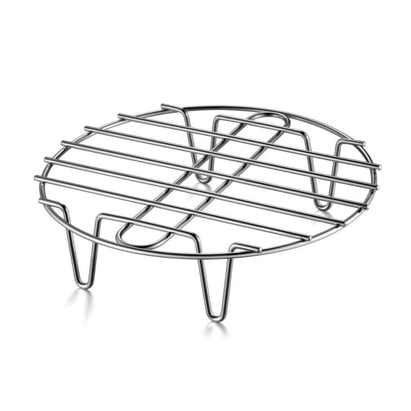 Multifunctional Stainless Steel Steaming Rack Household Water-proof Electric Rice Cooker Pressure Cooker with Steaming Vegetable Rack Small Diameter Steaming Cage Rack