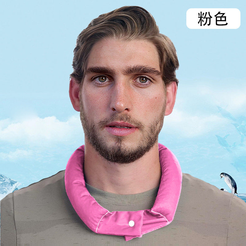 Snap Ice Scarf, Ice Cooling Scarf, Cooling Scarf, Cool Cooling Ice Scarf, Ice Cross-Border Scarf, Amazon Cool Silk Scarf