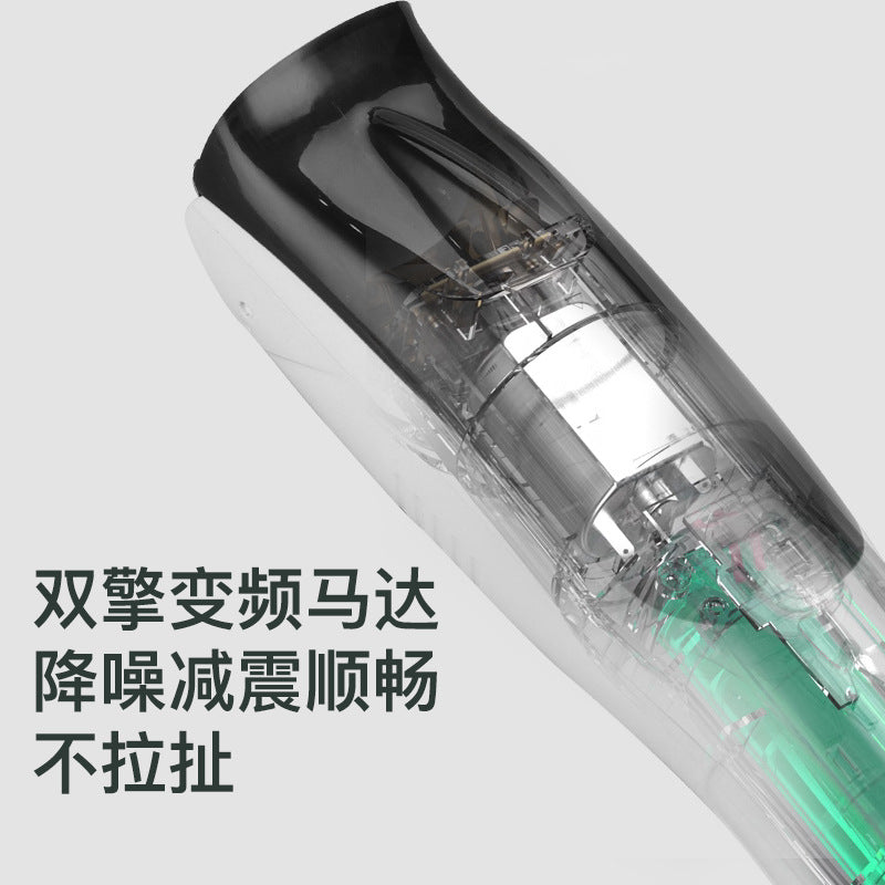 Silent Baby Hair Clipper - Automatic Suction Electric Shaver for Newborns & Children