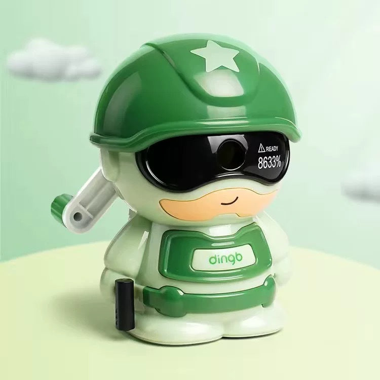 Dingbang cartoon pencil sharpener roll pen hand-cranked primary school children's kindergarten automatic Pen pencil sharpener machine