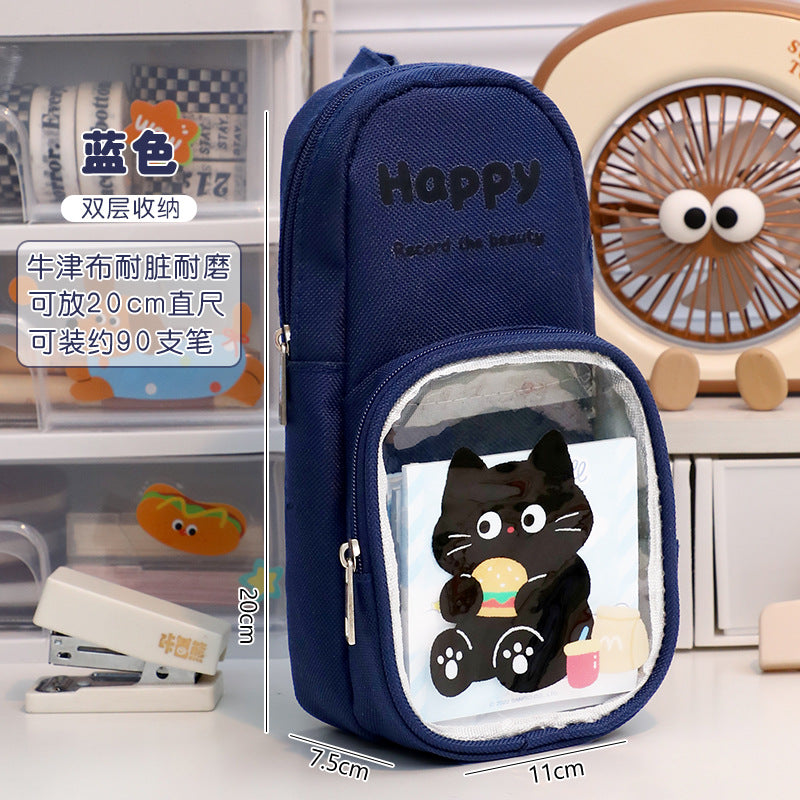 2026 New Style House Pencil Case for Junior High School Girls and Elementary School Students, High-Value Stationery Box for Girls, Large-Capacity Pencil Case
