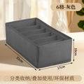 Underwear Compartmentalized Storage Box Four-Piece Set, Sock Storage Box, Fabric Home Storage, Bra Organizer, Multi-Compartment Classification Storage Box