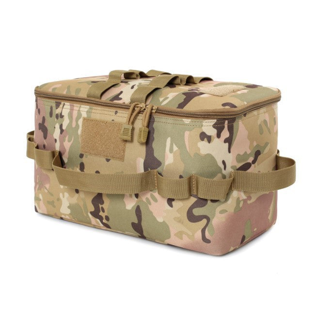 Outdoor Camping Waist Bag, Tableware, Picnic Storage Bag, Military Enthusiast Multifunctional Portable Folding Handbag
