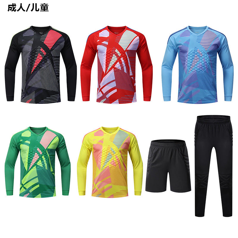 Camouflage Football Goalkeeper Uniform - Men's & Women's Game Jersey Set