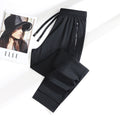 Summer New Ice Silk Pants Quick-Drying Breathable Nylon Unisex Elastic Soft Wrinkle-Resistant Cooling Couple Sun Protection Pants