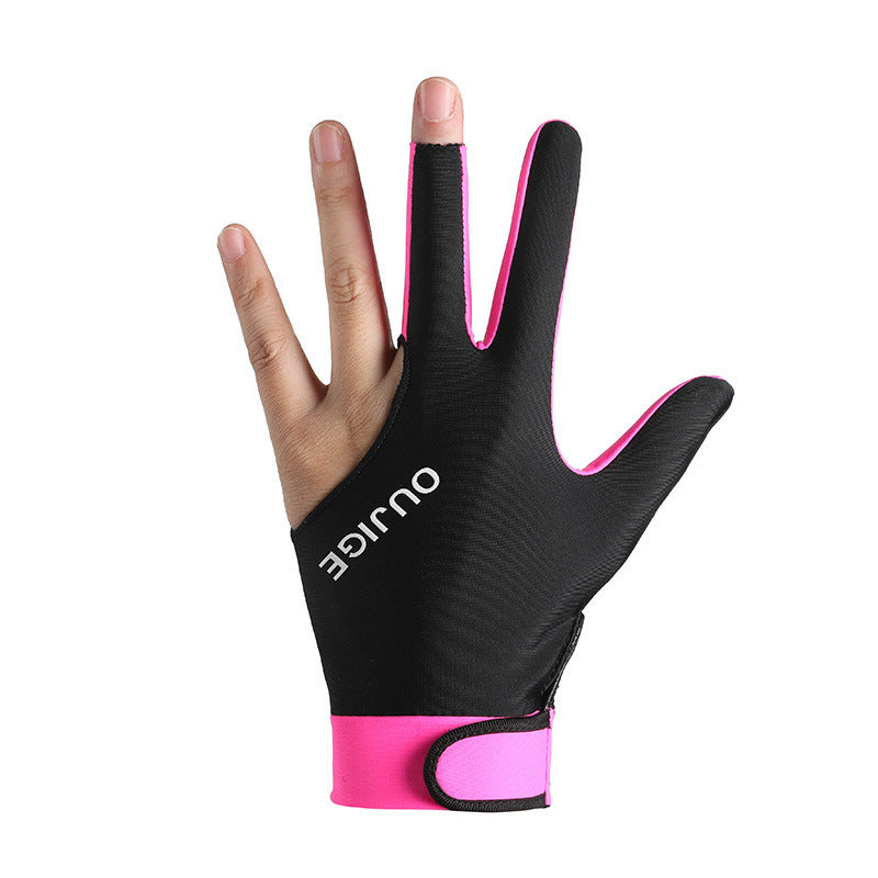 Billiards Gloves, Snooker Table Tennis Gloves, Breathable, Quick-Drying, Wear-Resistant, Comfortable, Non-Slip, Fingerless, Lightweight, Xinji Sun Protection Gloves