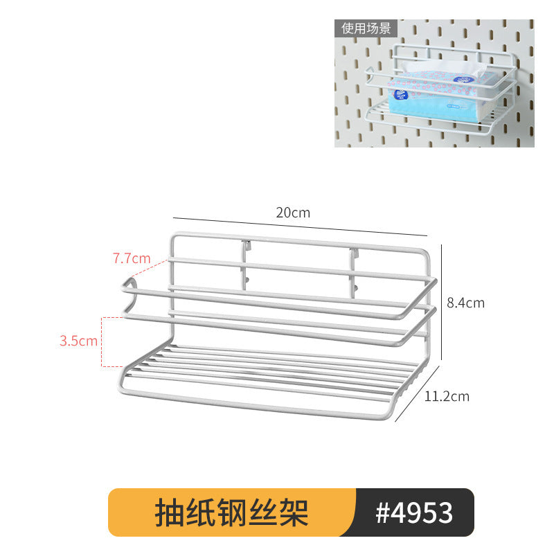 Desktop Perforated Board Storage Rack Organizer Office Partition Workstation Desk Stationery Organizer Shelf No Drilling Required