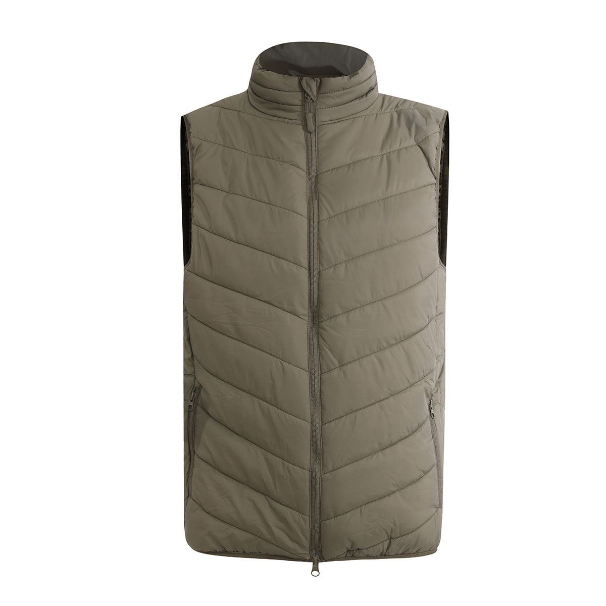 New Men's Vest for Autumn and Winter, Warm American Version, Military Tactical Camouflage, Outdoor Sports, Windproof with Zipper Pockets
