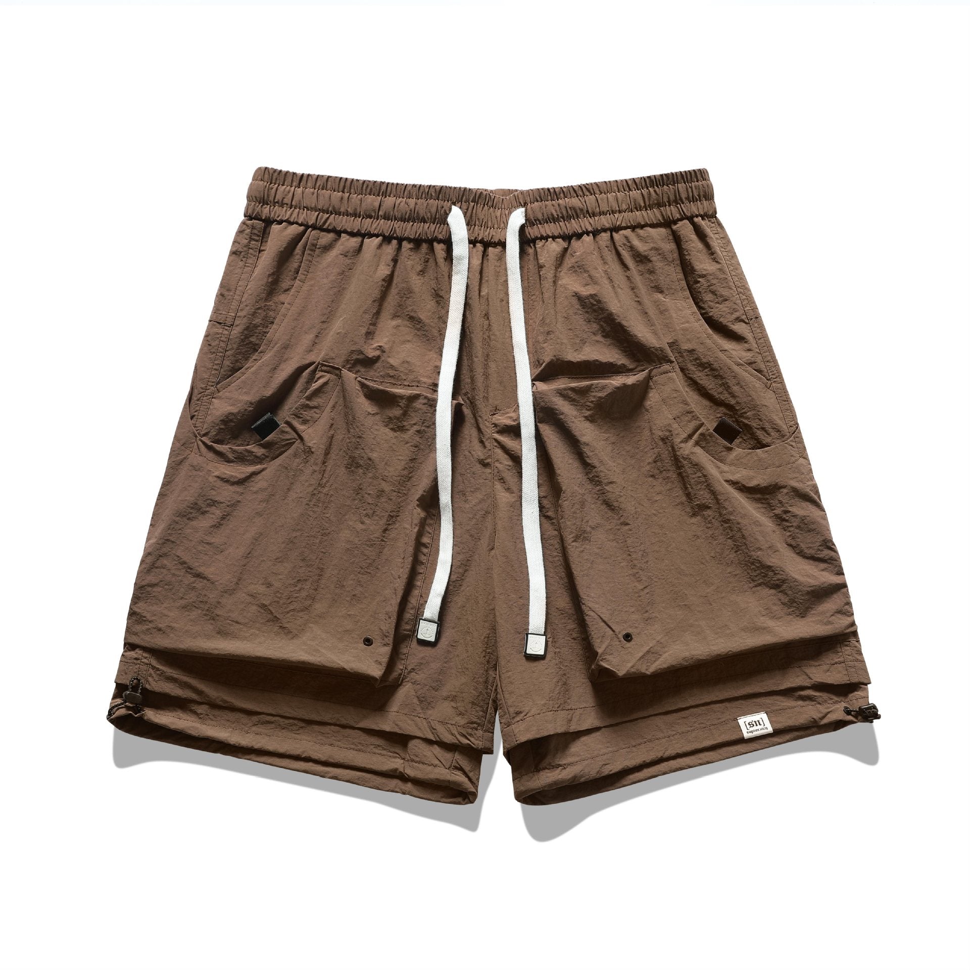 Outdoor Functional Waterproof Quick-Drying Work Shorts Men's Summer Cool Retro Fake Two-Piece Mountain Casual Pants