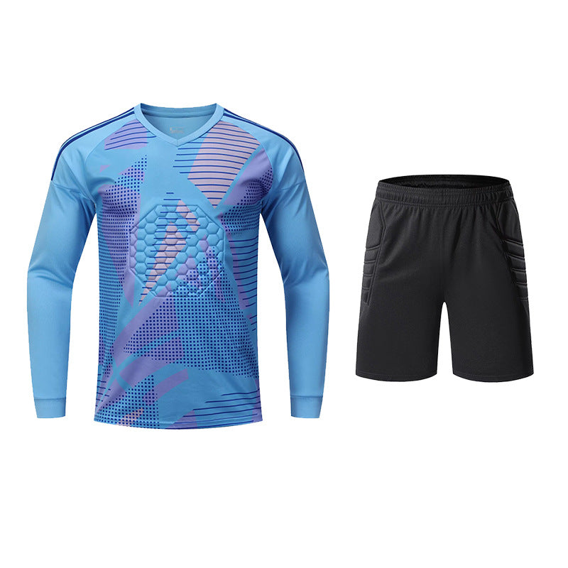 Camouflage Football Goalkeeper Uniform - Men's & Women's Game Jersey Set