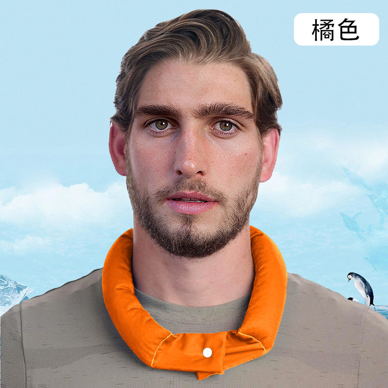 Snap Ice Scarf, Ice Cooling Scarf, Cooling Scarf, Cool Cooling Ice Scarf, Ice Cross-Border Scarf, Amazon Cool Silk Scarf